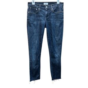 Helmut Lang Dark Blue Cropped Jeans Size 28